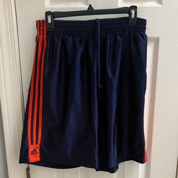 adidas Other - Adidas Dark Blue Shorts with Bright orange Accents men’s size Medium with pocket